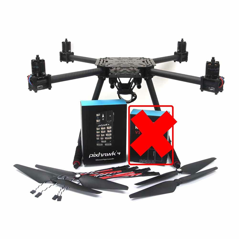 Holybro X500 Pixhawk4 / Pixhak4 Mini 500 mm wielbasis FPV-drone met 2216 880KV-motor 20A BL_S ESC 10