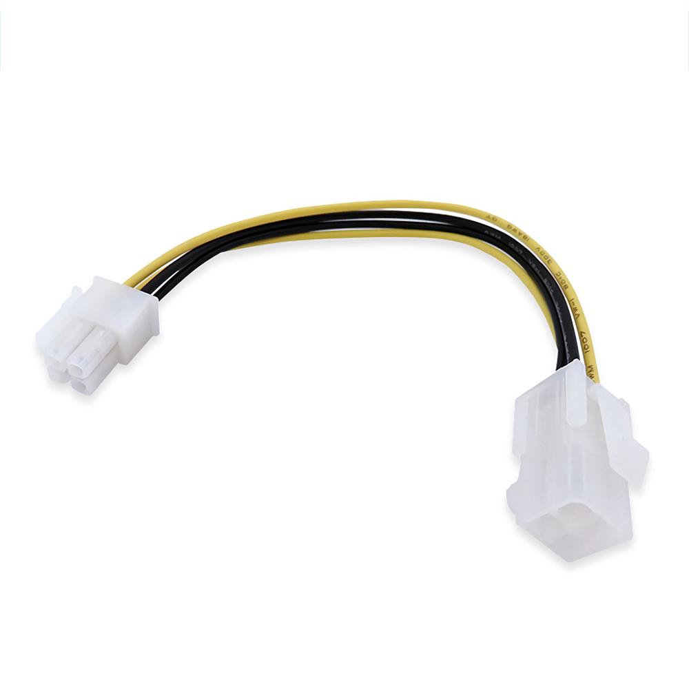 

CPU 4pin to 4pin Power Extension Cable Connector 4pin Power Supply Connection Line Motherboard P4 Adapter for Desktop PC