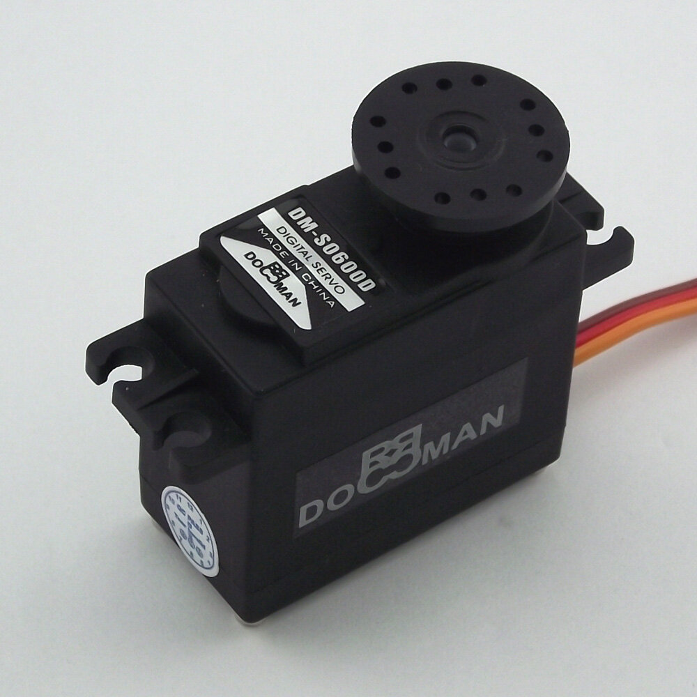 DORCRCMAN DM-S0600D 6KG High Torque Dual Bearings Plastic Gear Digital Servo for RC Airplane Robot C