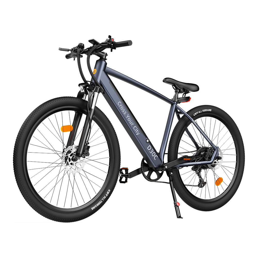 [EU Direct] ADO D30C 36V 10.4Ah 250W 27.5in Electric Power Assist Bicycle 25km/h Max Speed 90km Mileage 9 Speed City Electric Bike