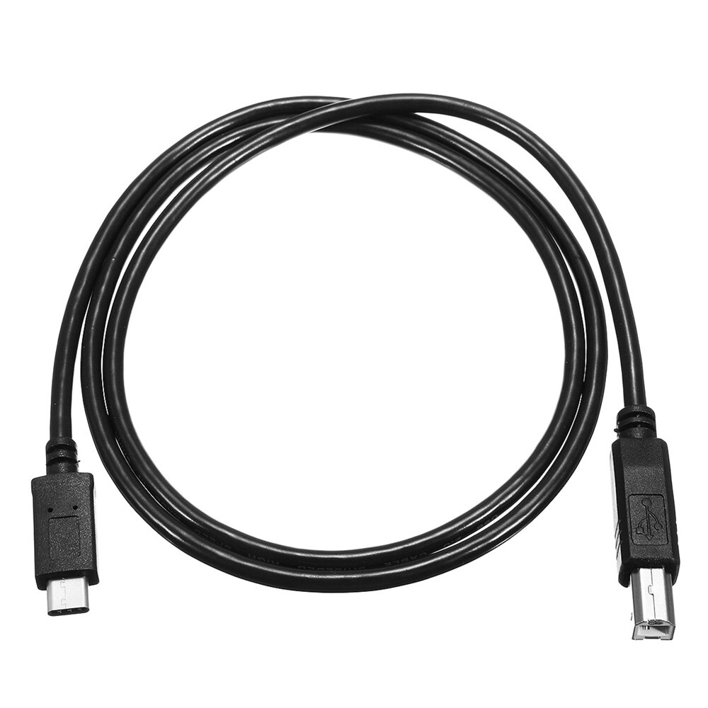 

2m Printer Cable USB-C USB 3.1 Type-C USB-C To USB 2.0 Printer Cable Cord Adapter For Printer Scanner Fax and All-in-one