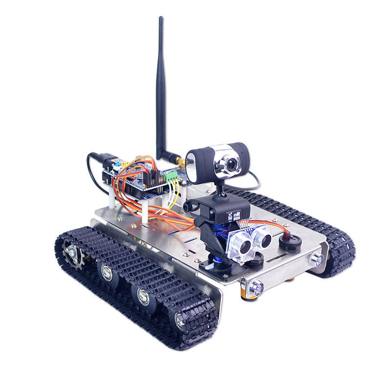 

Xiao R DIY GFS Wi-Fi Беспроводной видеонаблюдение Smart Robot Tank Авто Набор