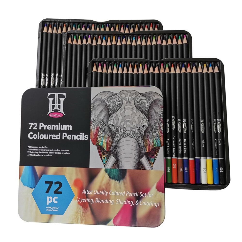 

72pcs Color Painting Pencil Set Sketching Painting Art Kit for Beginners Students Adult Drawing Stationery Supplies