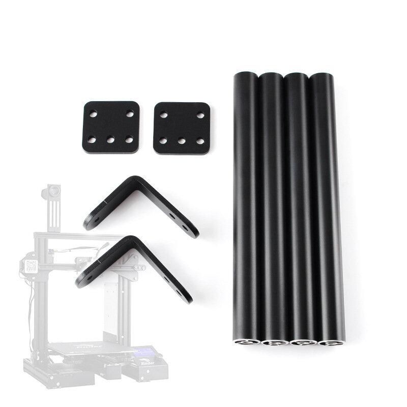 

Supporting Rod Set Supporting Pull Rod Kit Aluminum Alloy Tie Rod Set Fixed Support Frame Kit for Creality Ender-3/3S/3P