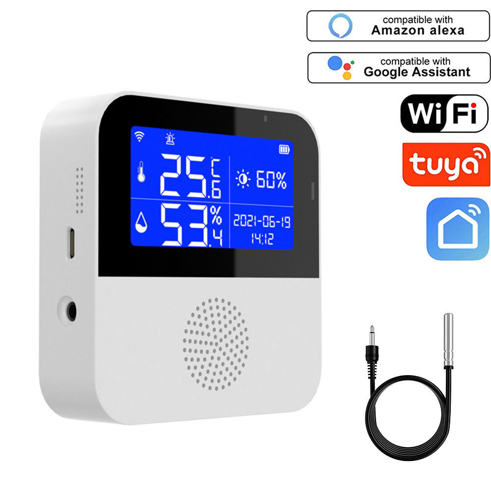 Tuya WiFi Smart Temperature Humidity Sensor za $18.49 / ~79zł