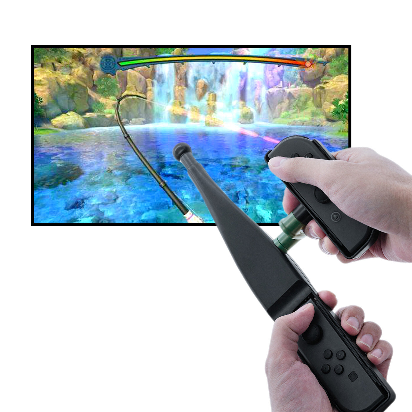 DOBE TNS-1883 Fishing Holder Rod Pole for Nintendo Switch Joy-Con Controller Handheld for joycon Gam