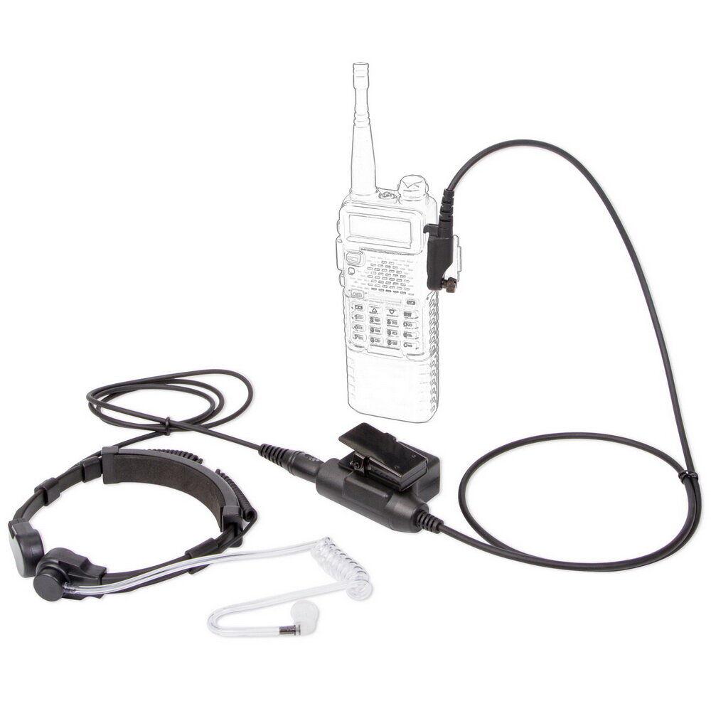 Tacical U94 Tactical Telescopic Throat Control Headset PTT forHytera HYT PD600 PD602 PD602G PD605