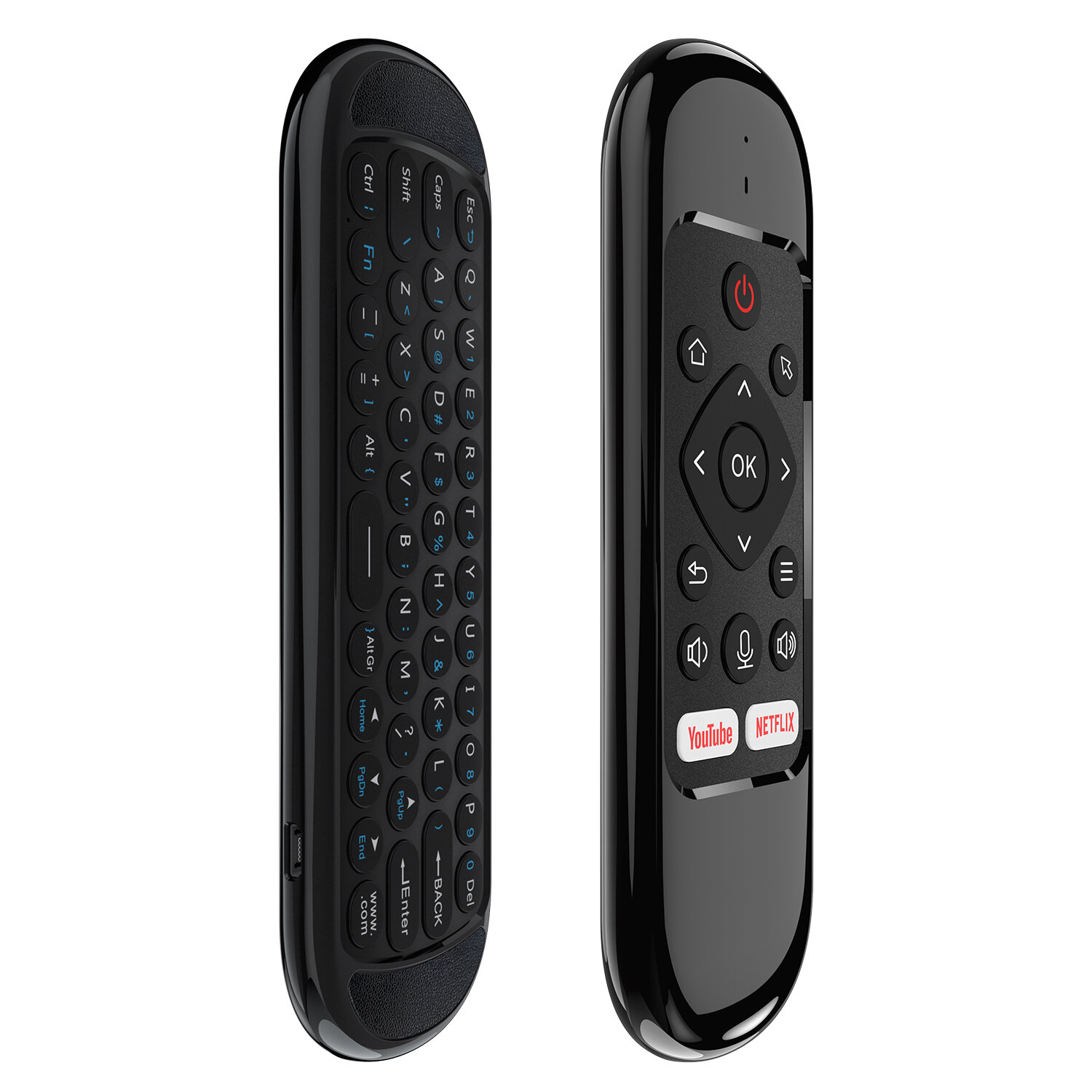 Wechip H6 Air Mouse 2.4Ghz met Voice Control Mini Keyboard voor TV Box/Projector/PC/Smart TV/