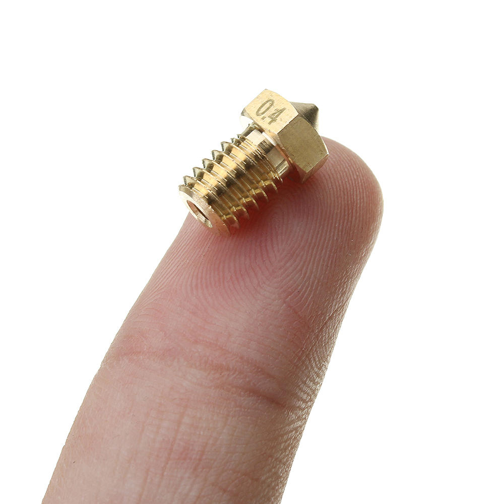 JGAURORAÂ® 1.75mm Filament 0.4mm Copper Nozzle for 3D Printer