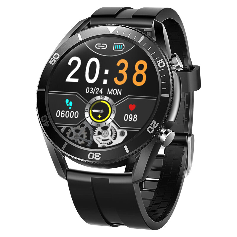 

[Local Music Playback] Bakeey M25 1.28 inch Touch Screen bluetooth Calling Real-Time Heart Rate Blood Oxygen Monitor Mul