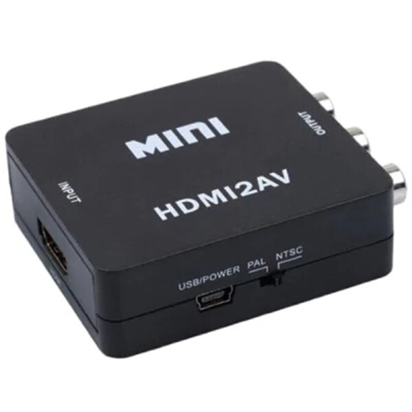 MINI HDMI to AV 1080P HD Converter Switcher Adapter