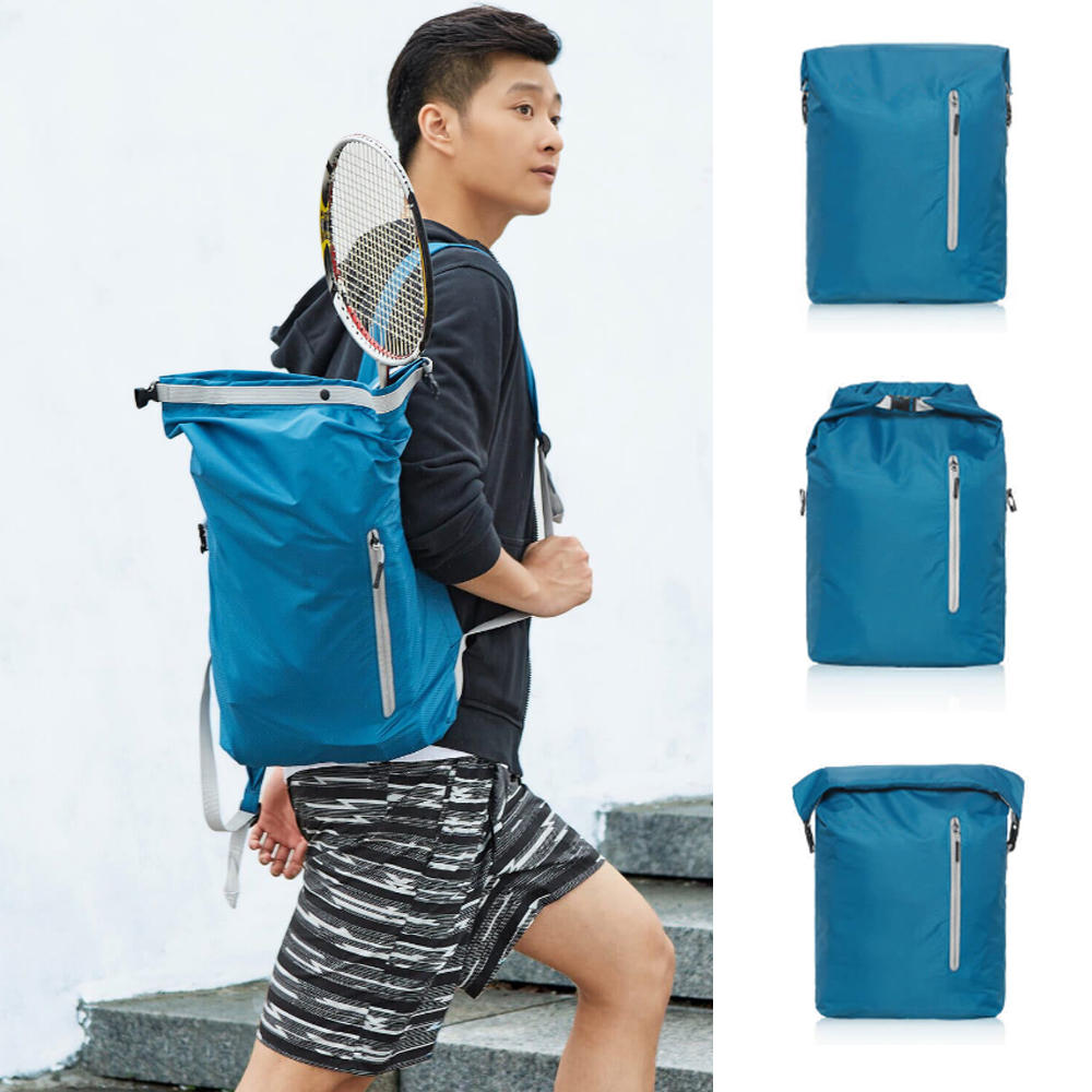 90FUN 20L तह बैग निविड़ अंधकार खेल यात्रा अवकाश कंधे बैग अधिकतम लोड 10kg
