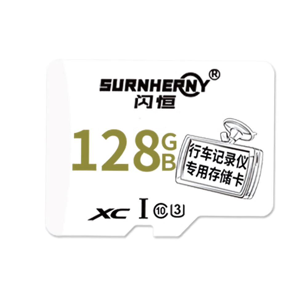 

SURNHERNY tf-w 128G Micro SD TF Memory Card CLASS 10 U3 Flash Memory Card Smart Card for Dash Cam Monitor Laptop