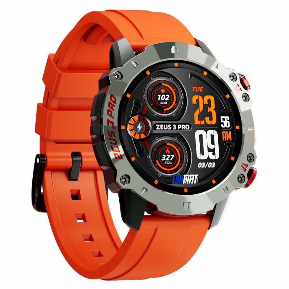 

LOKMAT ZEUS 3 PRO 1.39 inch HD Bluetooth Call Notification Heart Rate Blood Oxygen Blood Pressure Monitor Outdoor Sports
