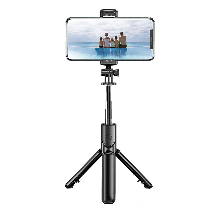

S03 Selfie Stick Wireless bluetooth Tripod Selfie 3 In 1 Extendable Foldable Monopod Remote Control Multi-mode Shooting