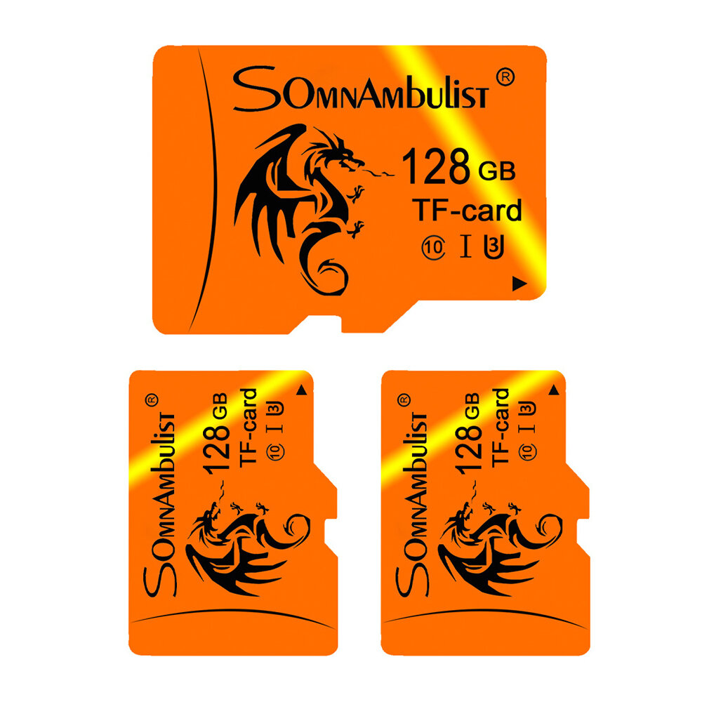 Somnambulist C10 U3 TF Geheugenkaart 16G 32G 64G 128G Hoge Snelheid Flash Opslagkaart voor Camera Mo