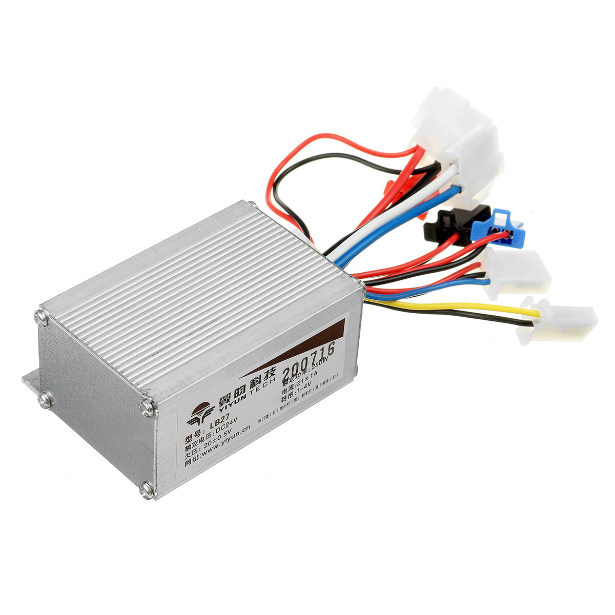 24V/36V/48V 250/350/500W Brushed Controller Box for Electric Bicycle Scooter