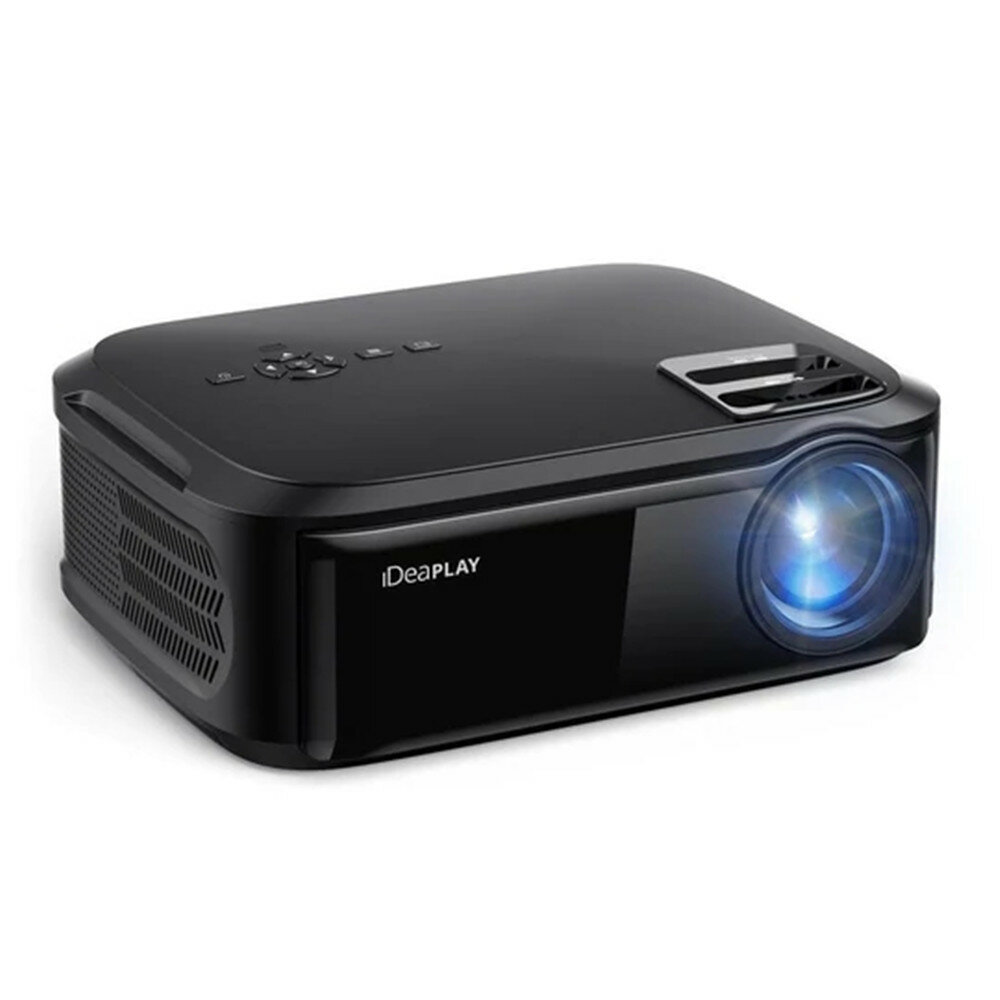 IDEAPLAY PJ80 Native 1080P Projector LED Home Theater 4K Projector with 200" Display 3200LM