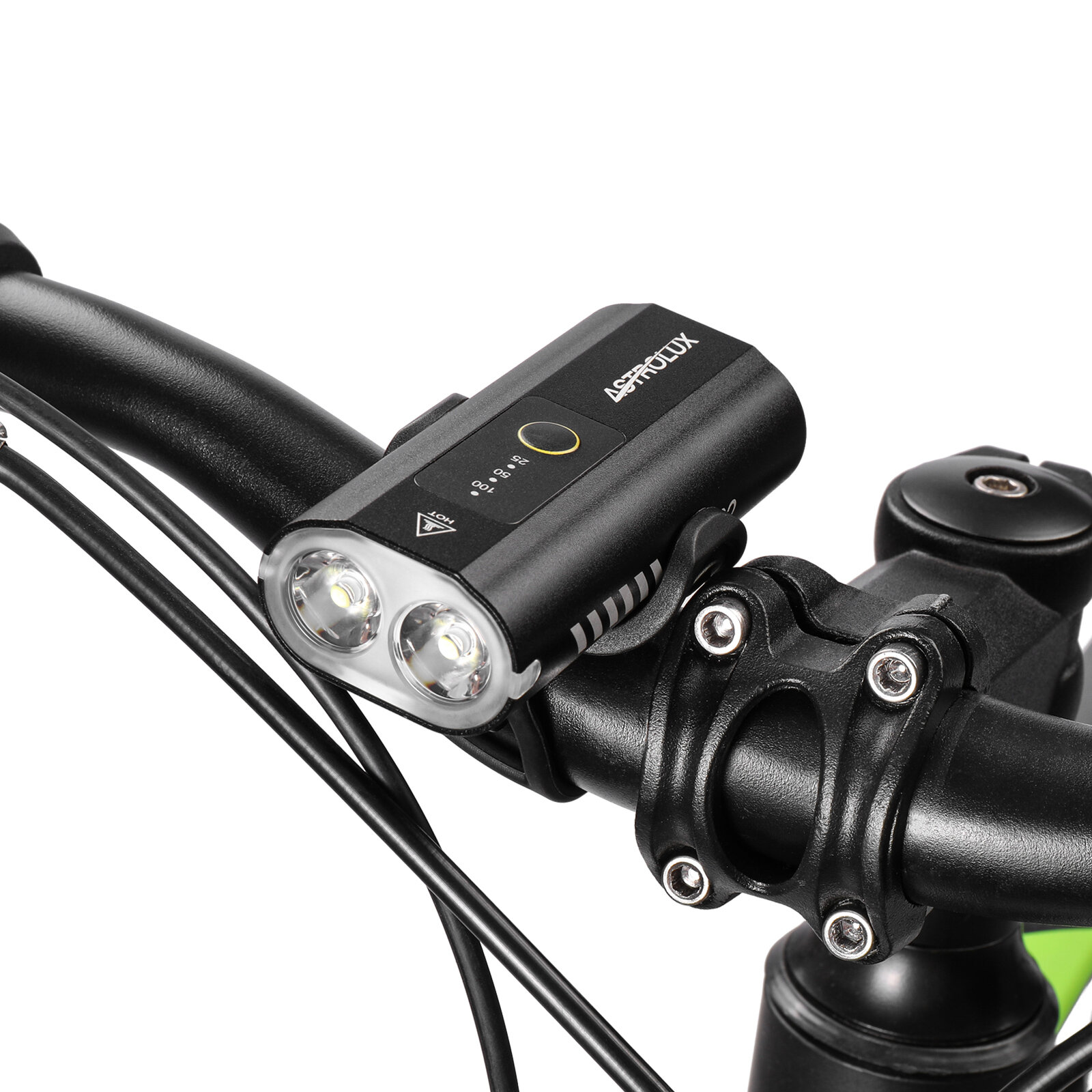 

Astrolux® BC2 Double 800LM ВЕЛ Bright Bike Light 2600mAh Батарея IP64 Водонепроницаемы 5 режимов освещения Тип-C Перезар