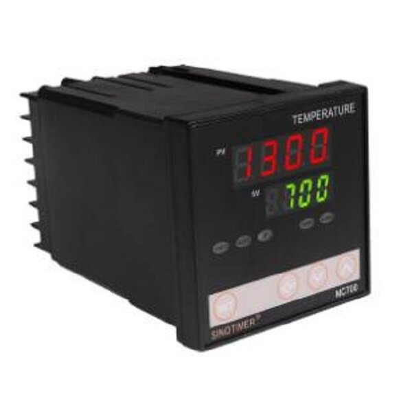 

MC700 K Thermocouple PT100 Universal Input Digital PID Temperature Controller Regulator Relay Output for Heating or Cool