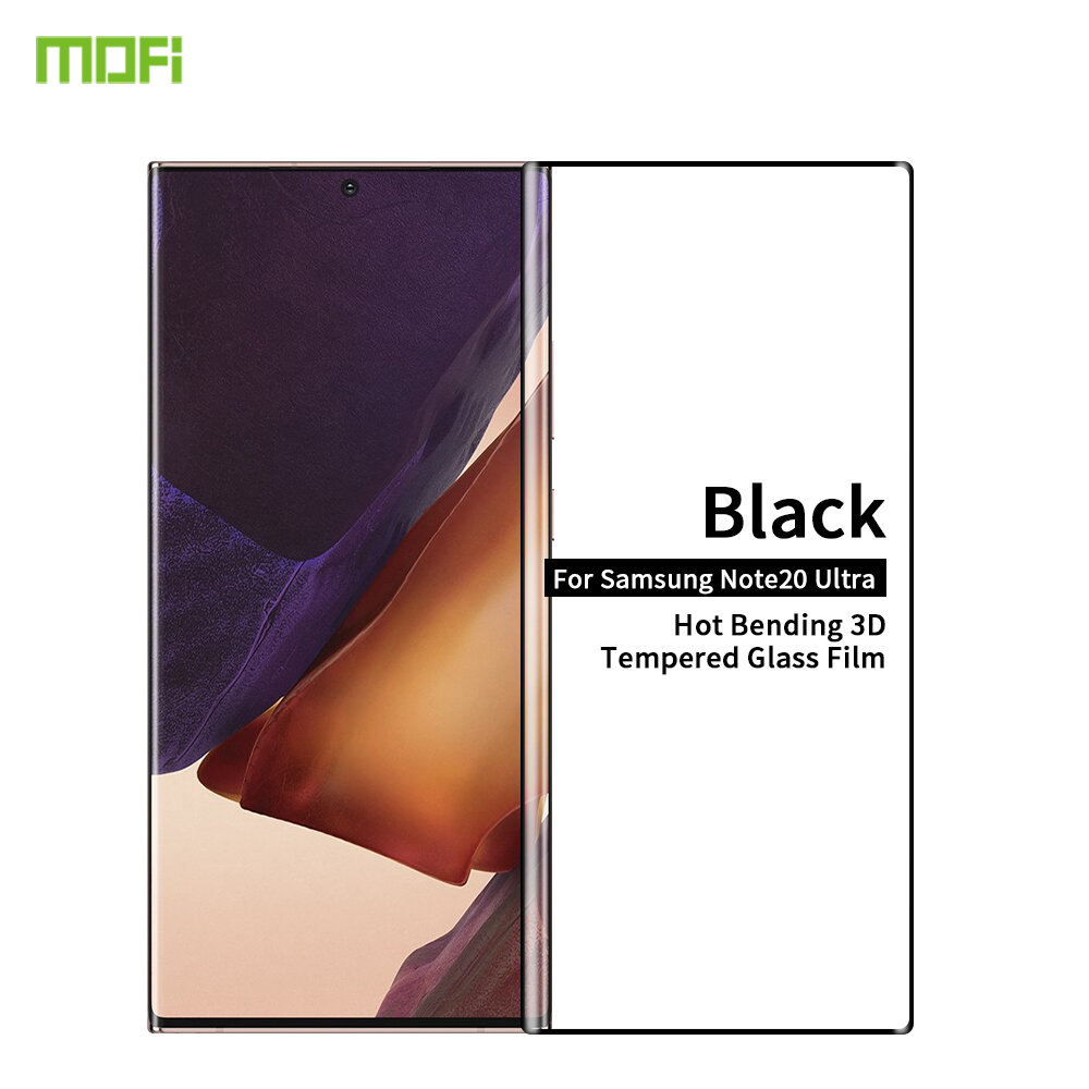 Mofi 3D ARC Edge 9H Shatterproof Tempered Glass Screen Protector Screen Film for Samsung Note 20 Ult