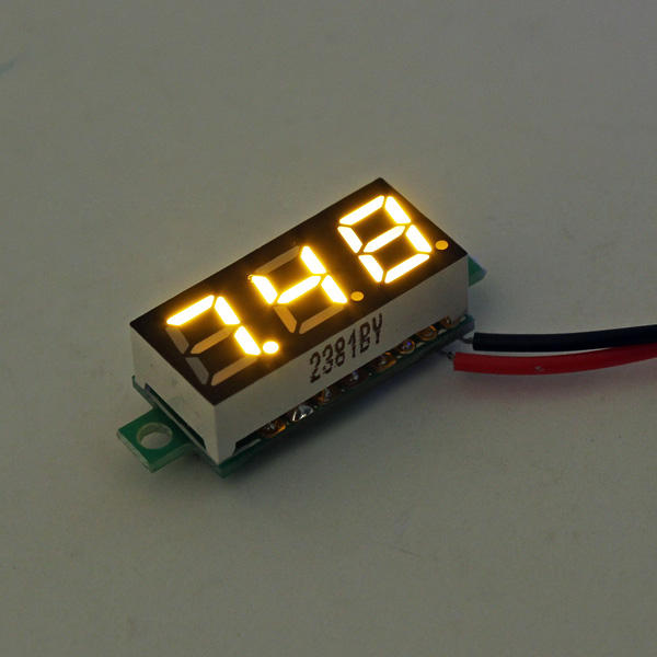 

10Pcs Geekcreit® Yellow LED 0.28 Inch 2.6V-30V Mini Digital Volt Meter Voltage Tester Voltmeter
