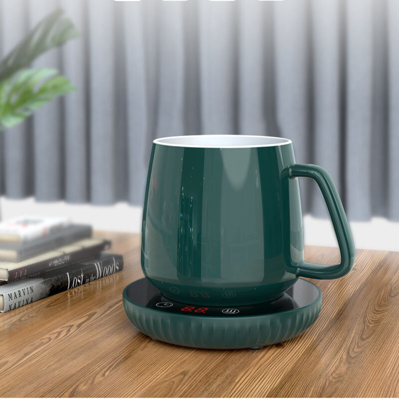 

Loskii A202 55℃ Constant Temperature Cup Heating Mat 18W Two Gear Digital Display Electric Tea Warmer 8H Automatic Power