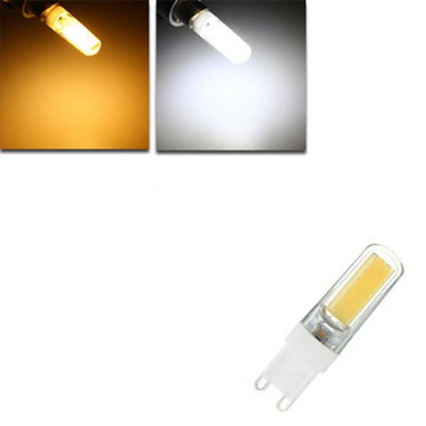 G9 LED 3W Pure White Warm White COB LED PC Material Light Lamp Bulb AC220V