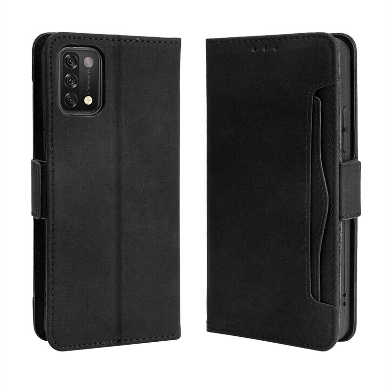 

Bakeey for Umidigi A11 Case Magnetic Flip with Multiple Card Slot Wallet Folding Stand PU Leather Shockproof Full Cover