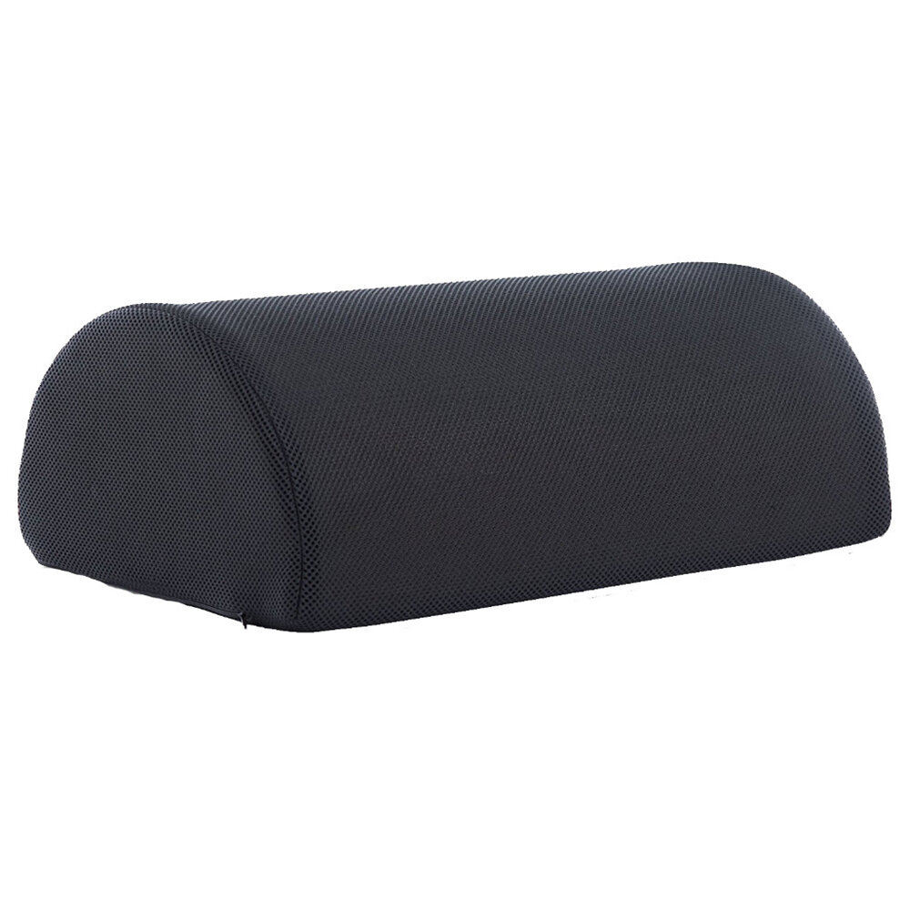 

Black Mesh Semicircle Net Footrest 40x20x10cm Office Home High Rebound Foot Moving Placing Mat Pillow