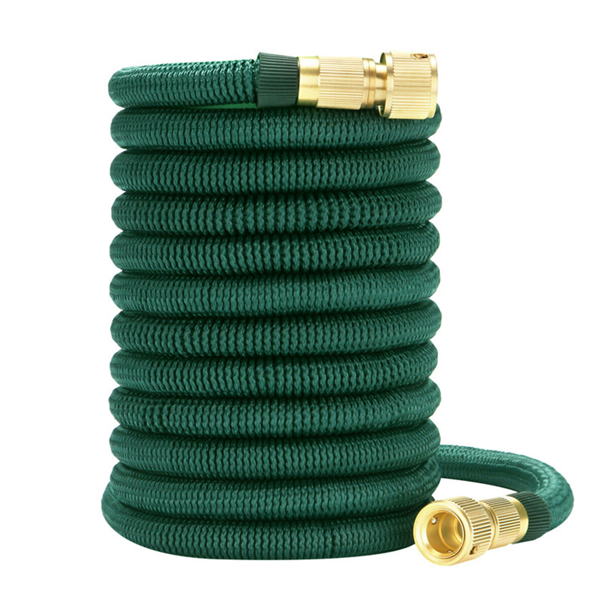 Dark Green Expandable Flexible Water Hoses Telescopic Pipe Full Copper Connector for Car Wash Tool