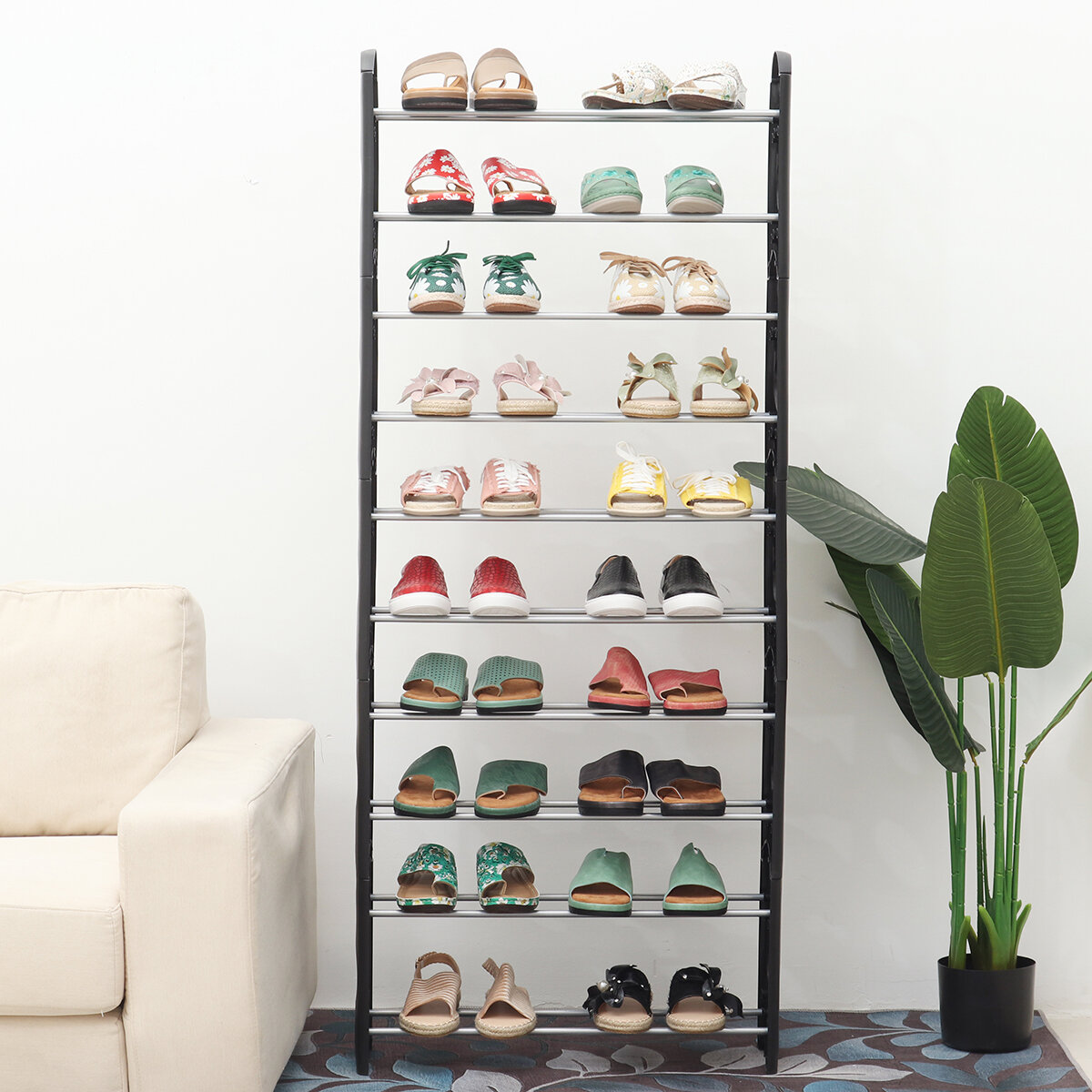Multi-layer Shoe Rack Portable Saving Space for Home Dorm Stand Holder Shoe Shelf Organizer Shoes Cabinet