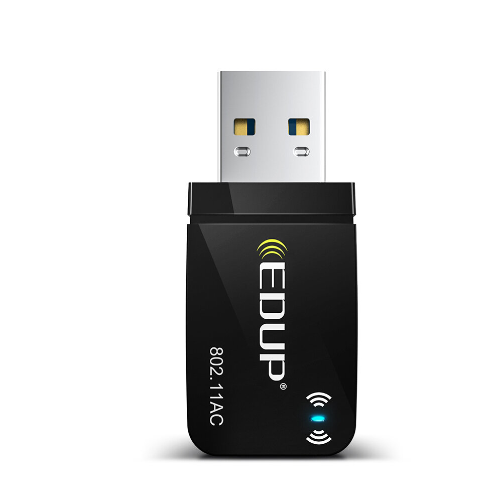 

EDUP EP-AC1689 Dual Band 1300Mbps USB 3.0 Wireless Network Card AC WiFi USB LAN Adapter 802.11ac WiFi Adapter for Portab