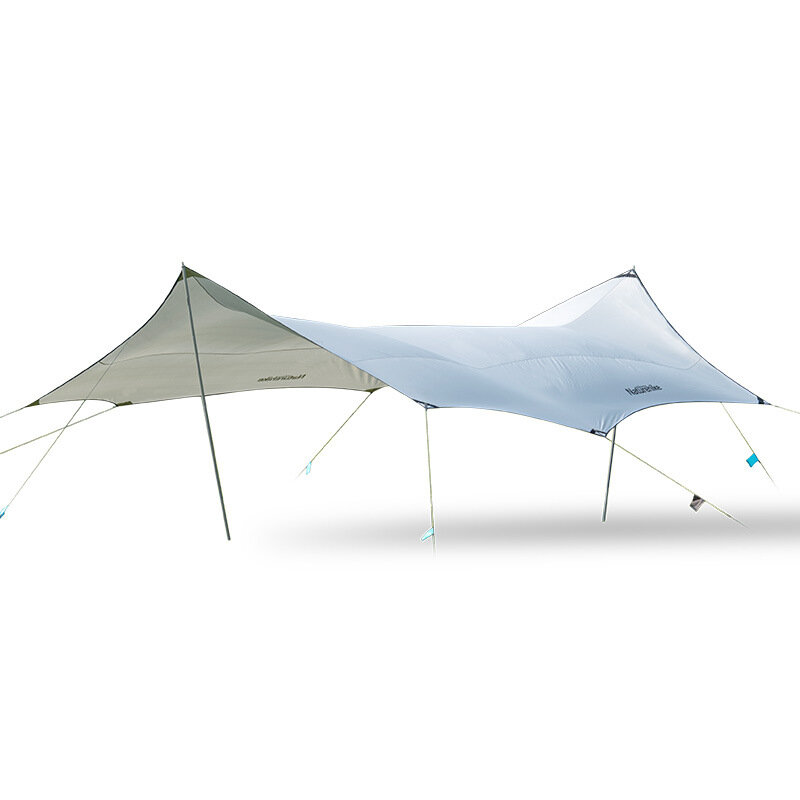 Naturehike UPF50+ Zewnętrzny namiot na kemping, osłona przeciwsłoneczna dla 8-10 osób, super duża projekcja cienia 20㎡, wodoodporny.