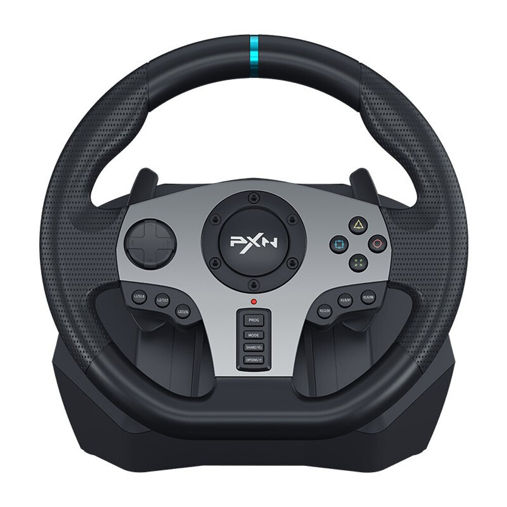 PXN PXN-V9 Gaming Steering Wheel Pedal Vibration Racing Wheel 900Â° Rotation Game Controller for Xbox One 360 PC PS 3 4 f