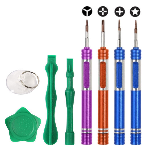 Bakeey Precision Screwdriver Set Plastic Pry Suction Cup Repair Tool Kits for iPhone Xiaomi Non-orig