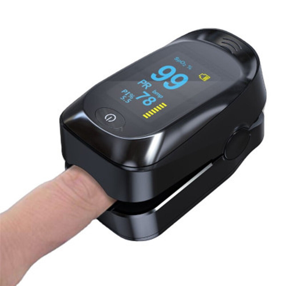 

Пульсоксиметр Boxym Finger PI PR SPO2 Монитор OLED Уровень насыщения кислородом Сердце Скорость Монитор Оксиметры Медици