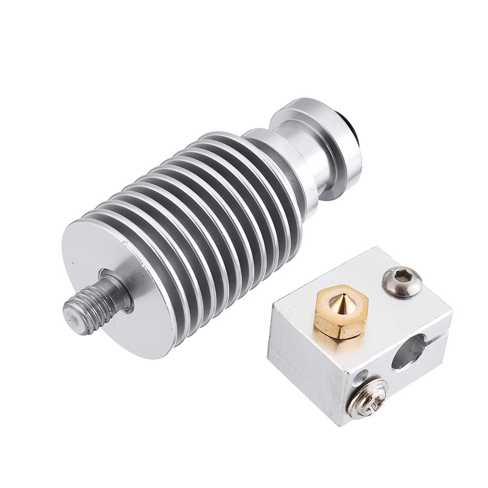 

V6 1.75mm Short/Lone Distance Nozzle Extruder J-head Hotend Extrusion Print Head Assembly Kit with PTEF Tube for 3D Prin
