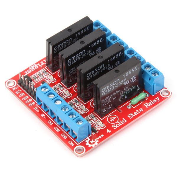 3Pcs Four Way Solid State Relay Module