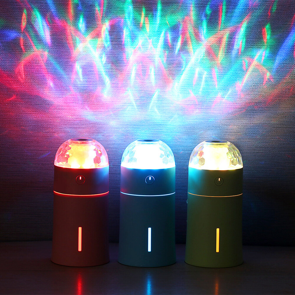 Image of Die New Magic Cup Ultraschall-Luftbefeuchter mit bunten Led-Leuchten fr Home Car Office Mini Aroma Diffusor Luftreinige
