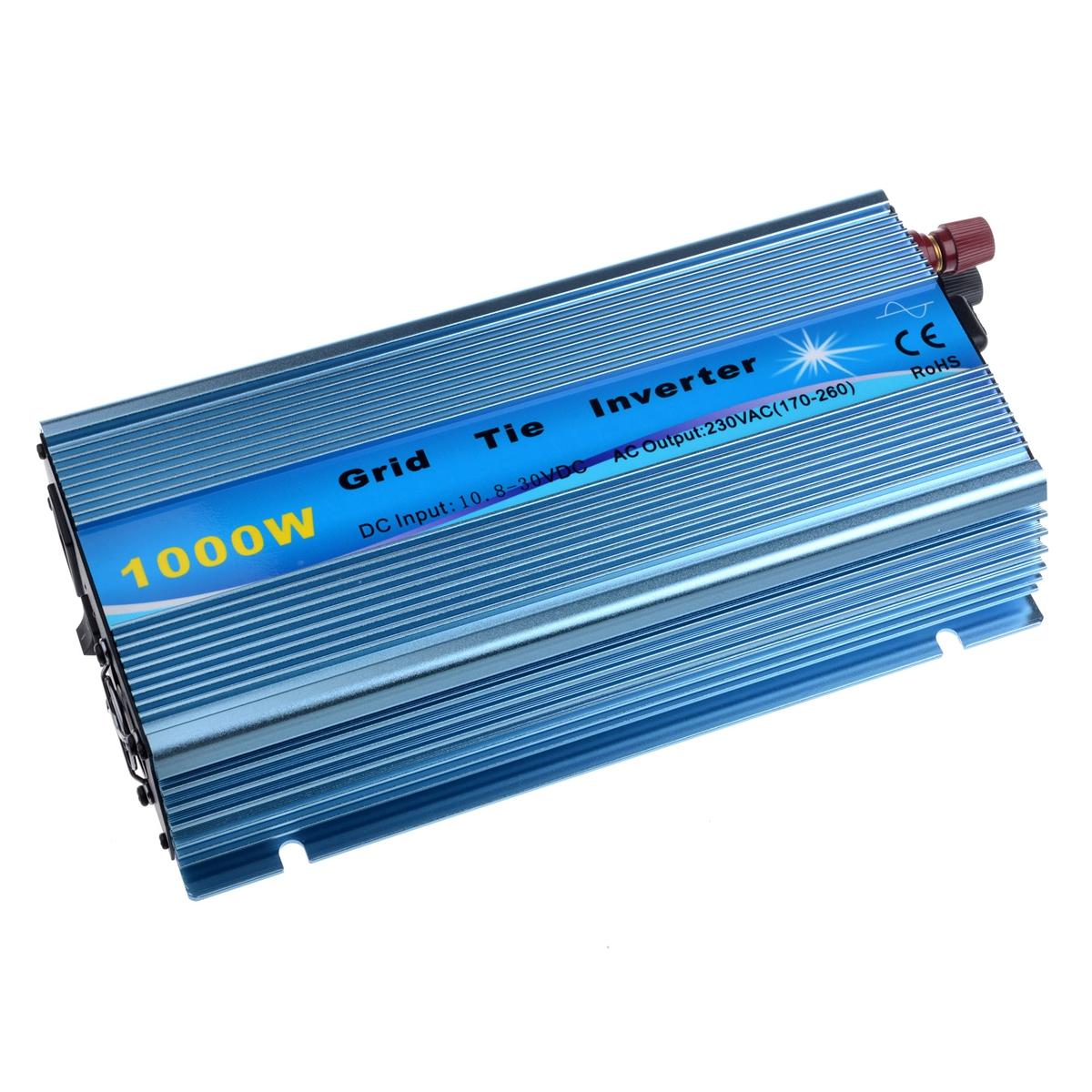 1000W Solar Grid Tie Inverter DC18V DC2436V to AC110V220V MPPT Pure Sine Wave Inverter 50Hz60Hz