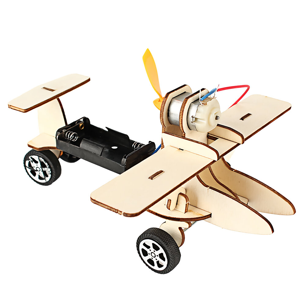 DIY Electric Taxiing Aircraft Scientific Experimental Technology Children's Toys Small Production Invention Materia Stat