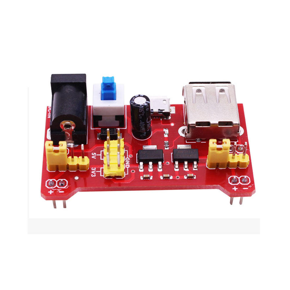 

5Pcs/Pack Breadboard Power Supply Board Module with MicroUSB Support 3.3V/5V Dual Voltage