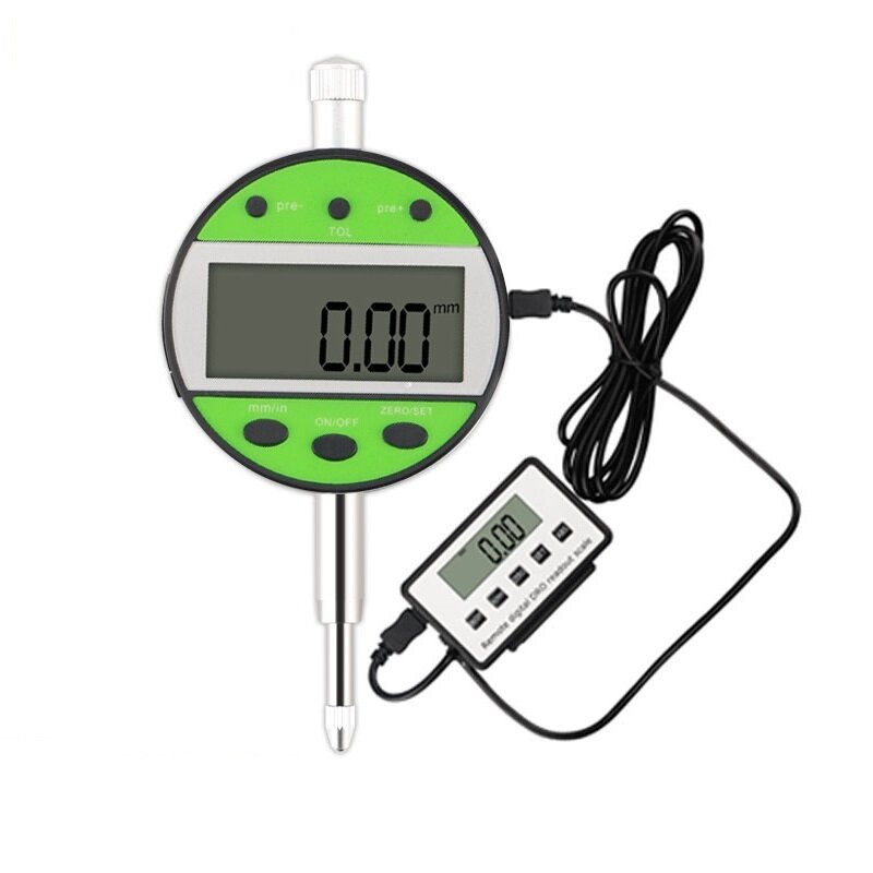 0 127254mm Remote Dual Screen Digital Display Dial Indicator with LCD Display Box Automobile Inspection Tooling