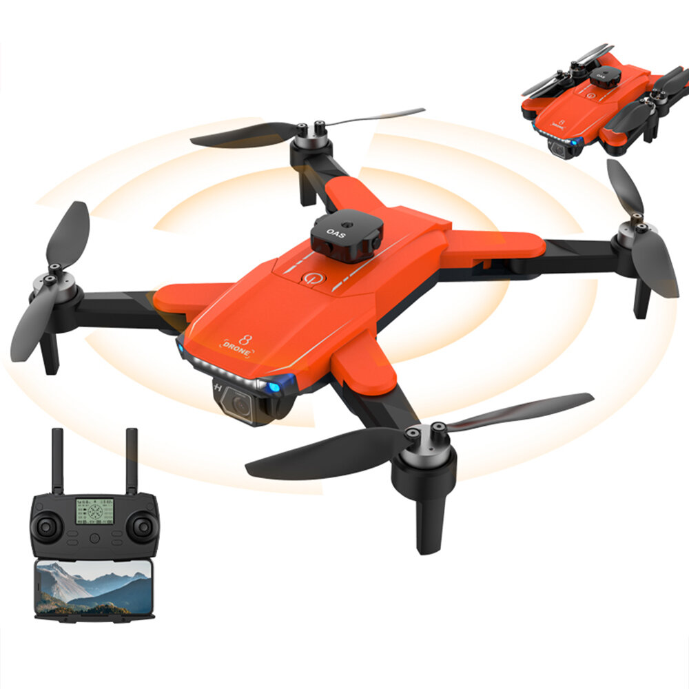 LuLa X8 GPS 5G WiFi FPV with 720P HD Dual Camera Servo Gimbal 360° Obstacle Avoidance Optical Flow Positioning Brushless