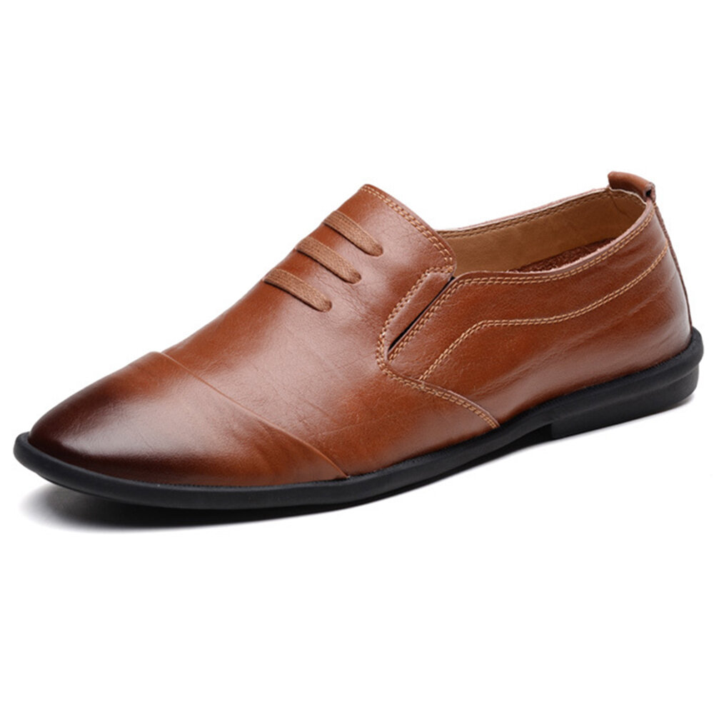 59% OFF on Casual Soft Slip-on Formal Shoes