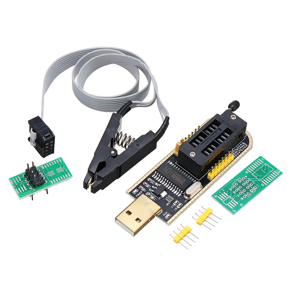 CH341A 24 25 Series USB EEPROM Flash BIOS Programmer Adapter SOIC8 Clip