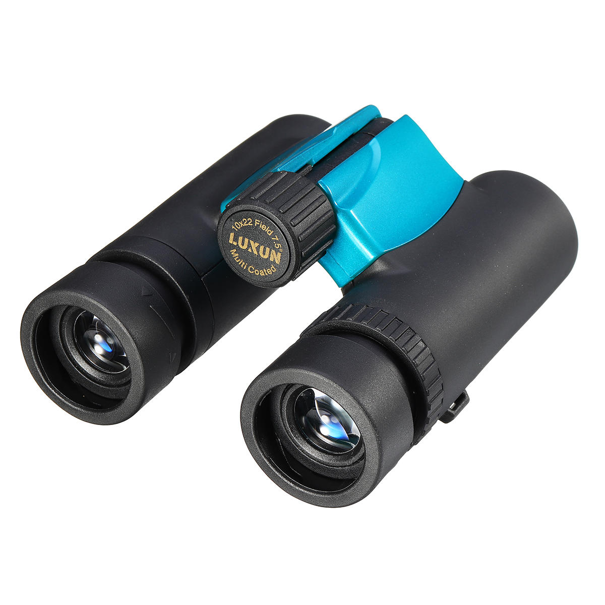 Binoculares de bolsillo al aire libre HD ópticos 10x22 con visión diurna y nocturna para acampar y viajar