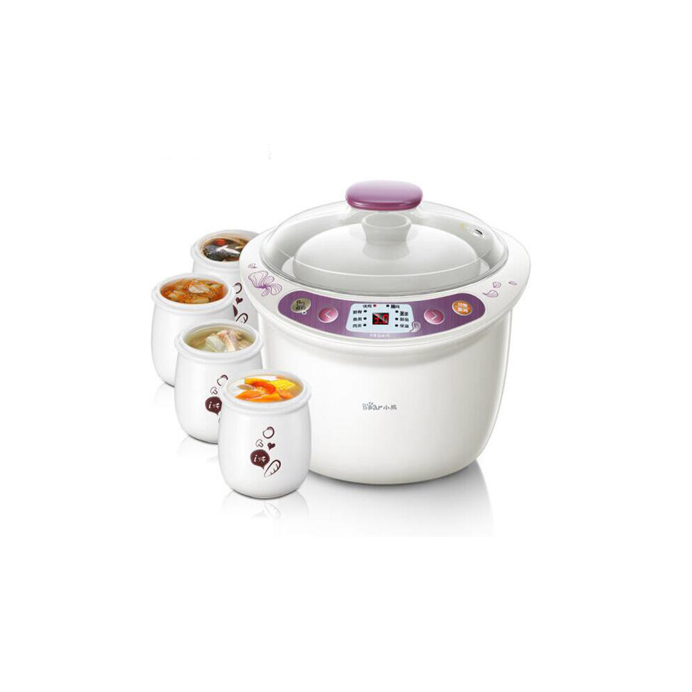 

Bear DDZ-A35G1 3.5L/500W Multi-function Electric Stew Cooker Kitchen Electric Steamer With 5 Cooker