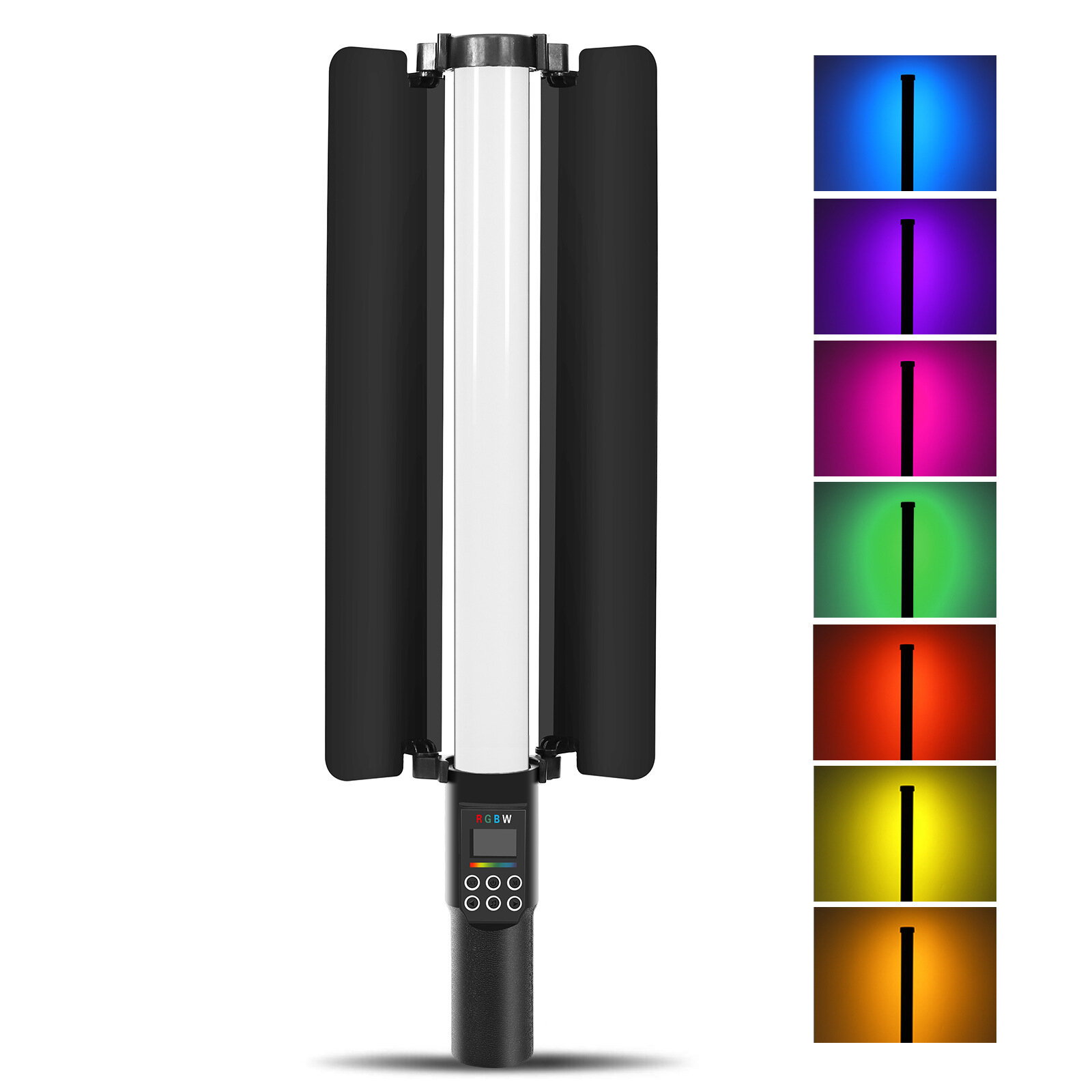 PULUZ PU4134 3000K-6500K RGB Video LED Light Stick Lamp Tube Handheld Wand for Vlog Photography